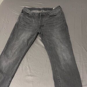 Denim&Co Men's Charcoal Slim Jeans